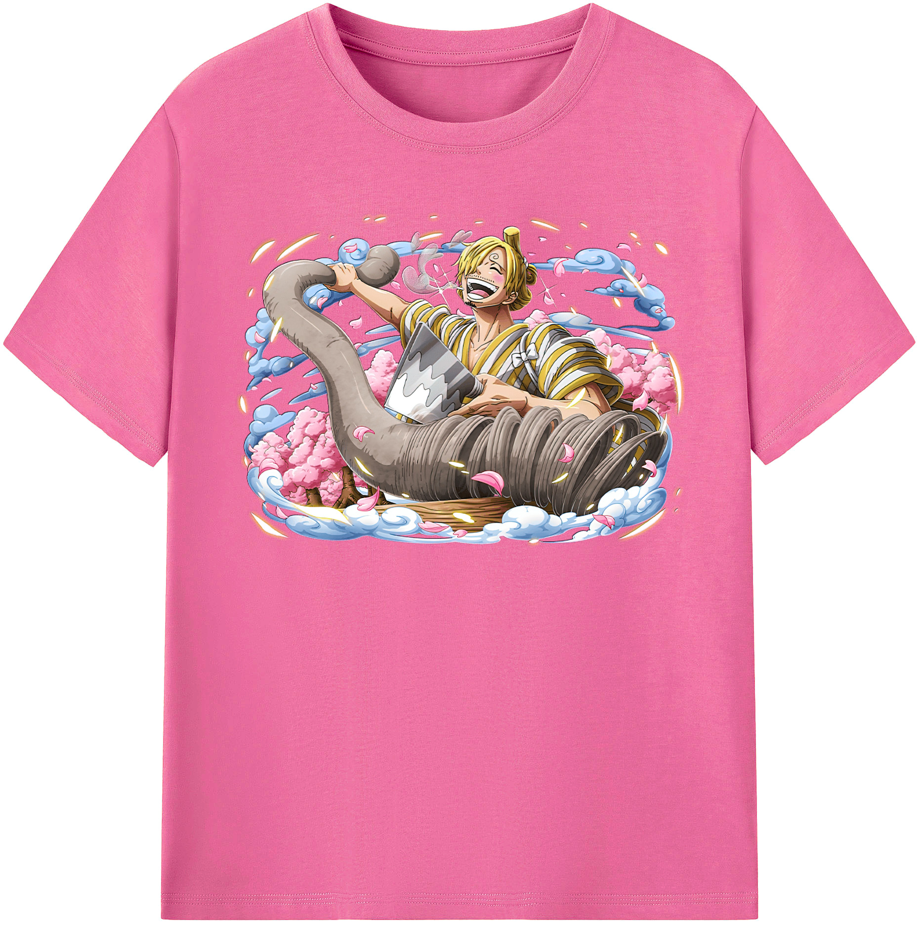 （画像用） ワンピース サンジ ONE PIECE Sanji レディースカジュアルプリントTシャツ（綿100％）